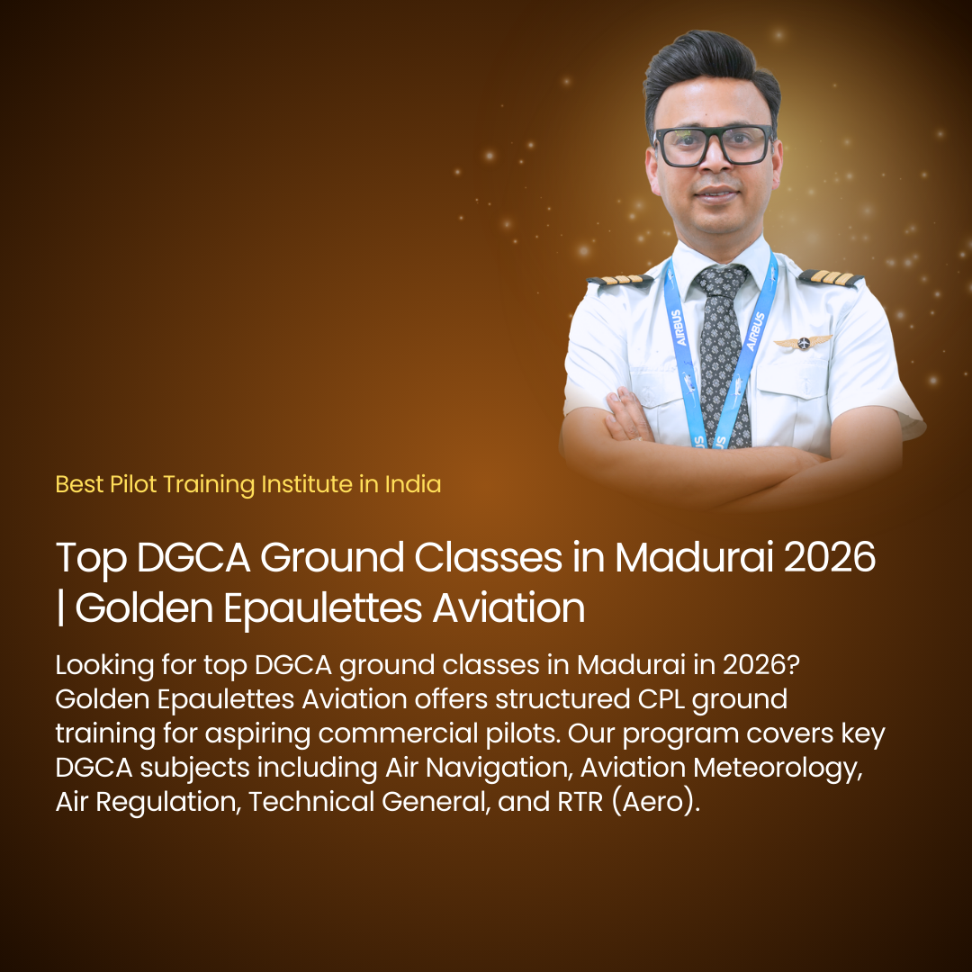 Top DGCA Ground Classes in Madurai 2026 | Golden Epaulettes Aviation